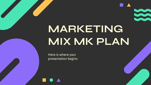 Marketing Mix MK Plan