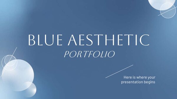 Blue Aesthetic Portfolio